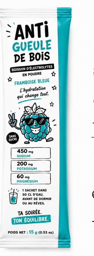 Sachet saveur Framboise Bleue